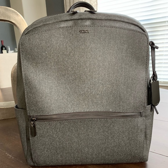 tumi earl grey backpack